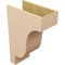 Ekena Millwork 11"W x 22"D x 33"H Classic Newport Rough Cedar Woodgrain TimberThane Corbel, Primed Tan CORUR11X22X33NEWRCPR - alternate 5